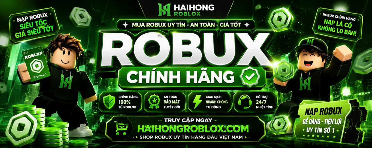 NẠP ROBUX CHÍNH HÃNG VNG