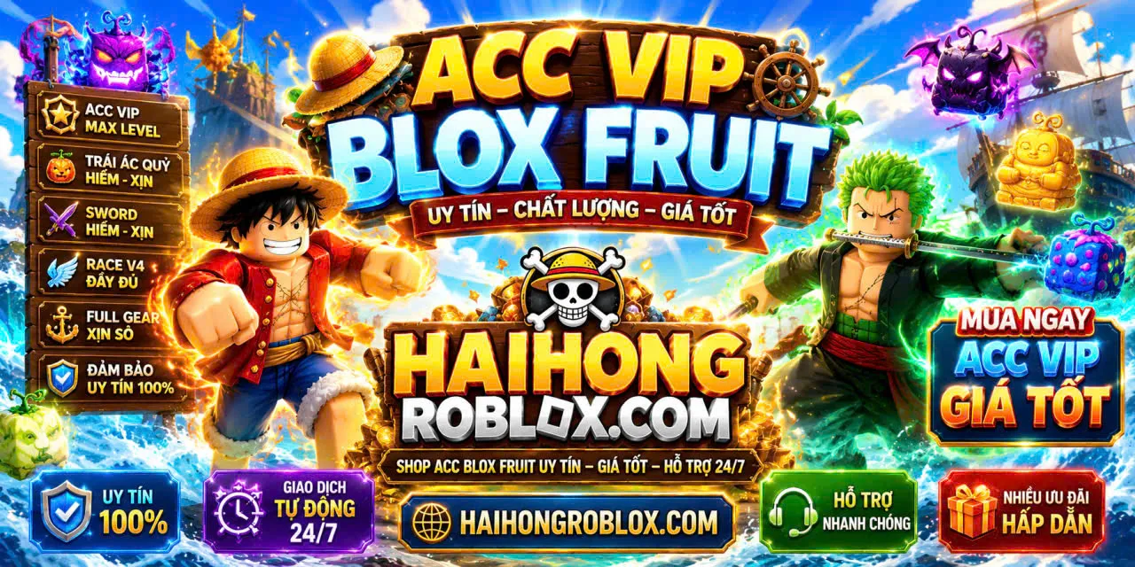 ACC VIP (DÍNH THÔNG TIN CÓ BẢO HÀNH)